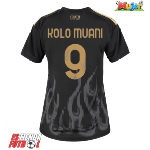Juventus Randal Kolo Muani #9 Tercera Equipación Mujer 2026-27 Manga Corta